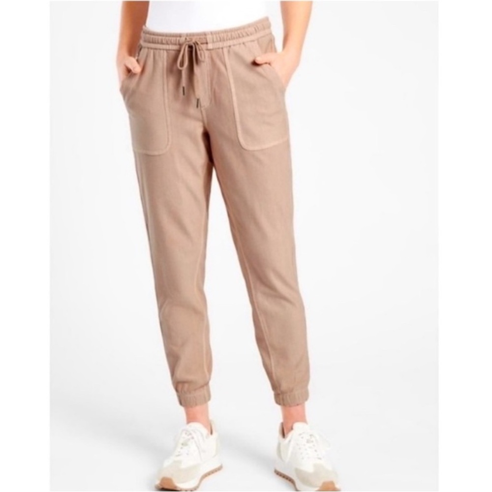 Athleta Taupe Drawstring Joggers